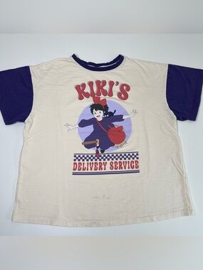 BoxLunch Studio Ghibli Kiki’s Delivery Service Color Block T-Shirt Women's SMALL